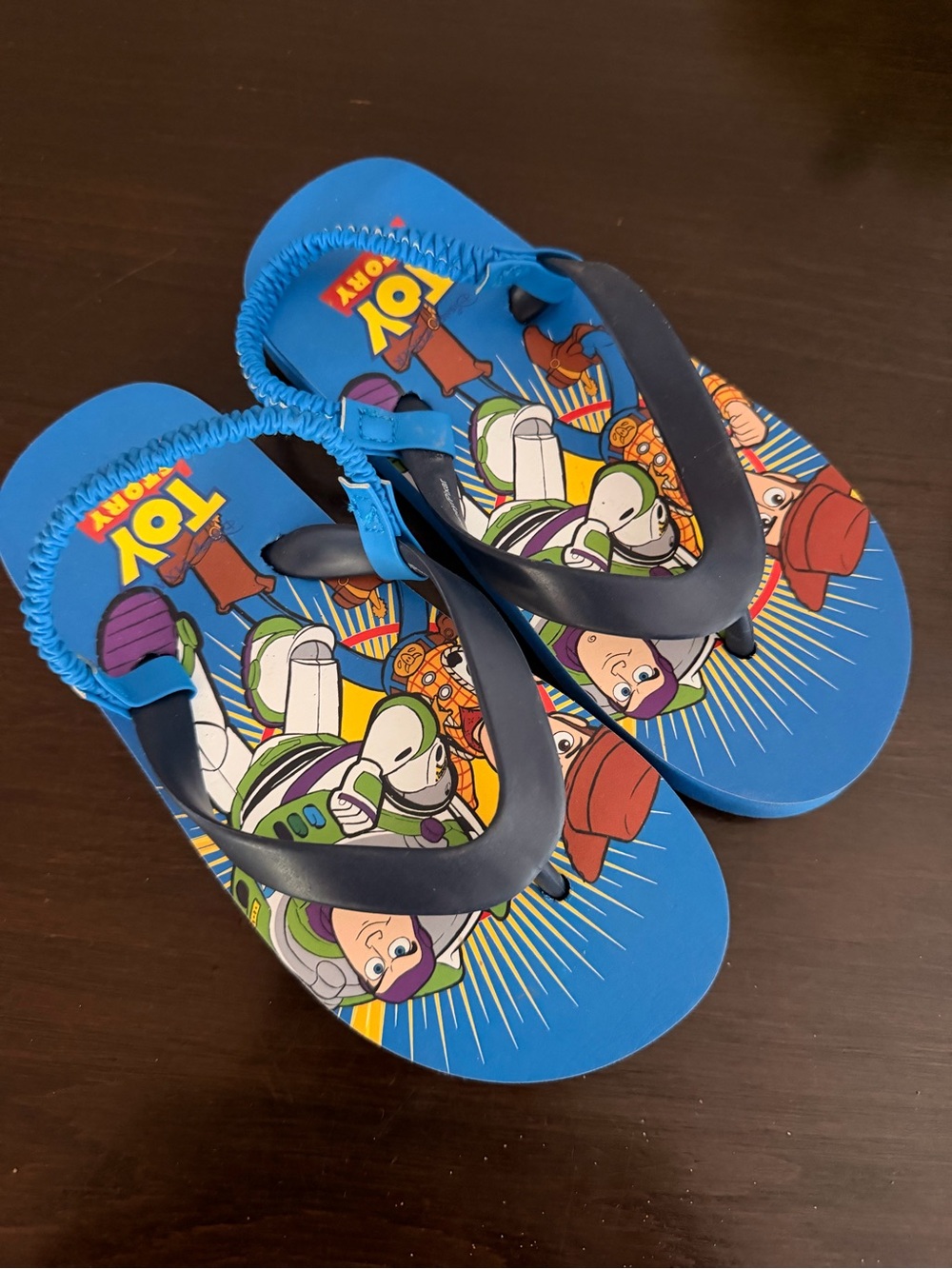 Kids Toy Story Flip Flop Sandals (Size 11/12)